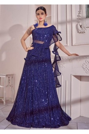 Violet Net Designer Gown 